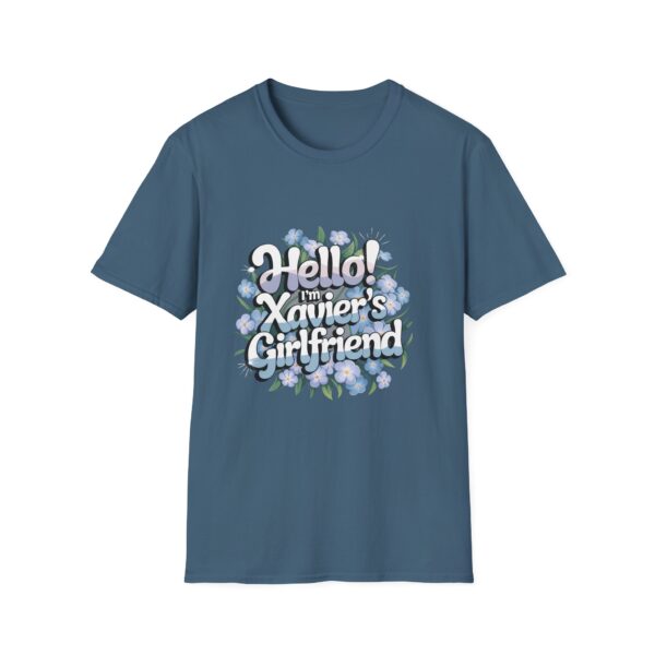 Xavier's Girlfriend Unisex Softstyle T-Shirt - Cute Floral Design - Image 23