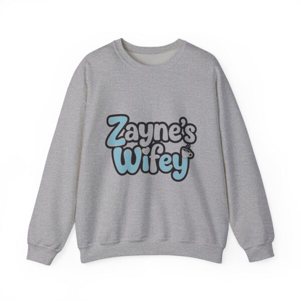 Zayne's Wifey Unisex Heavy Blend™ Crewneck Sweatshirt - Hot Obsession (─‿‿─) ♡ - Image 10