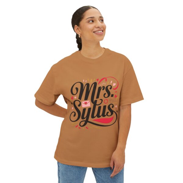 Mrs. Sylus Unisex Oversized Boxy Tee – Where Style Meets Sweet Chaos  (~￣³￣)~ - Image 20