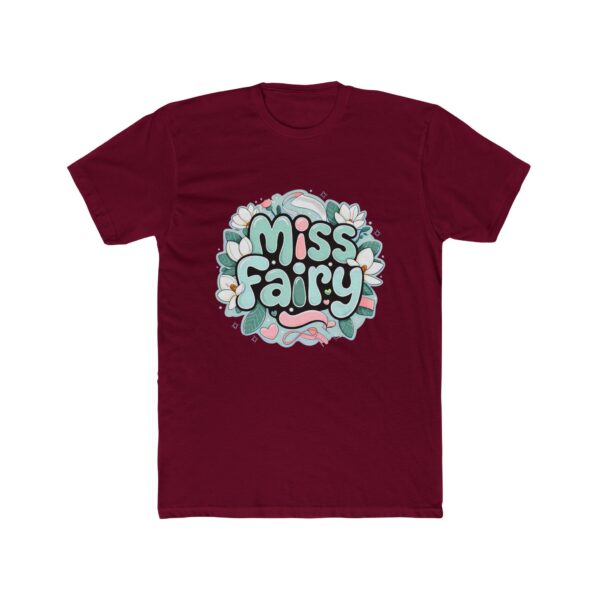 Miss Fairy Unisex Cotton Crew Tee - Whimsical Floral Design for Everyday Wear - Image 22