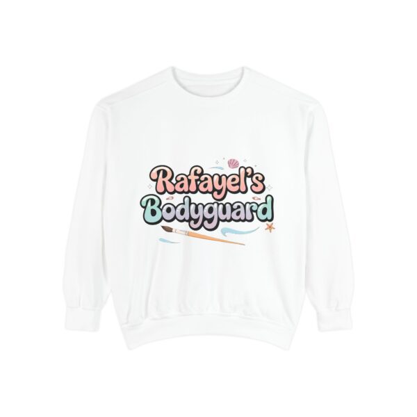 Rafayel's Bodyguard Unisex Garment-Dyed Sweatshirt - His Fierce Protector, His Secret Desire  ★~(◠‿◕✿) - Image 2