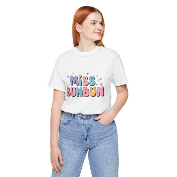 Miss Bunbun Unisex Jersey Tee - Cute and Playful Graphic T-Shirt (≖ᴗ≖✿) - Image 6