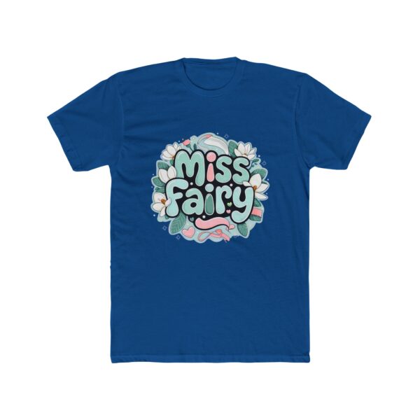 Miss Fairy Unisex Cotton Crew Tee - Whimsical Floral Design for Everyday Wear - Image 18