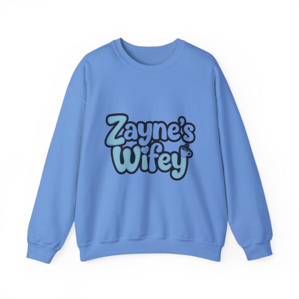 Zayne's Wifey Unisex Heavy Blend™ Crewneck Sweatshirt - Hot Obsession (─‿‿─) ♡ - Image 13