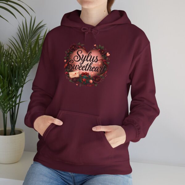 Hooded Sweatshirt - Sylus Sweetheart: Forever My Crimson Love (＊๑˘◡˘) - Image 12