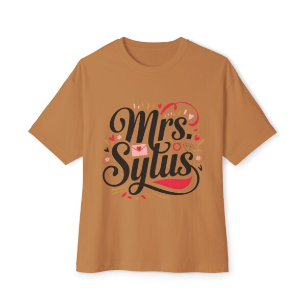 Mrs. Sylus Unisex Oversized Boxy Tee – Where Style Meets Sweet Chaos  (~￣³￣)~ - Image 18