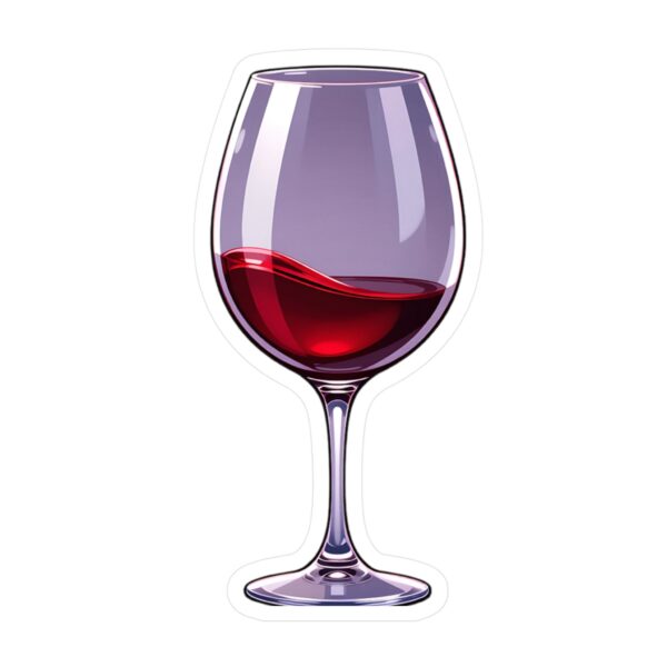 Vinyl Decal - Sylus' Crimson Wine Glass Design 🍷 - Image 5