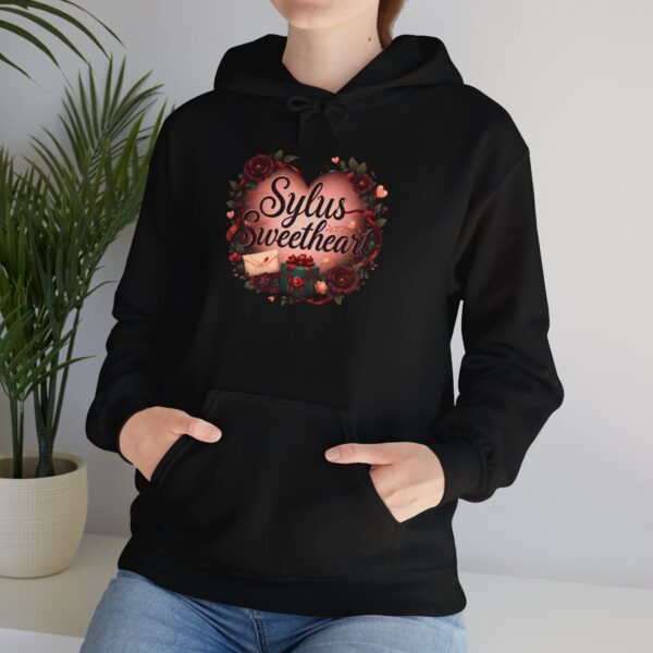 Hooded Sweatshirt - Sylus Sweetheart: Forever My Crimson Love (＊๑˘◡˘) - Image 9