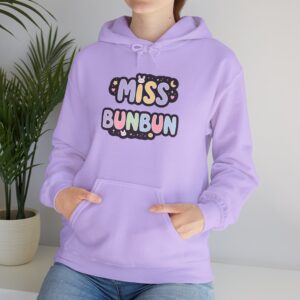Miss Bunbun Unisex Hooded Sweatshirt - Cozy and Cute for All Ages (ᇴ‿ฺᇴ)