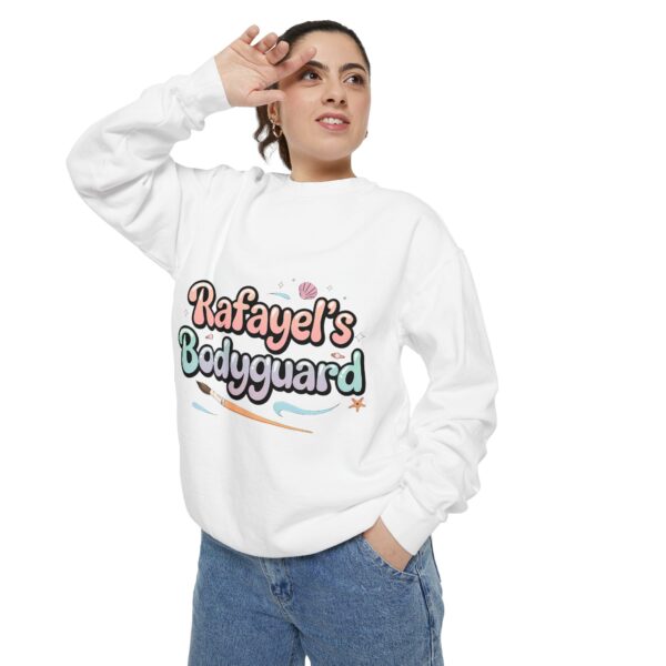 Rafayel's Bodyguard Unisex Garment-Dyed Sweatshirt - His Fierce Protector, His Secret Desire  ★~(◠‿◕✿) - Image 4