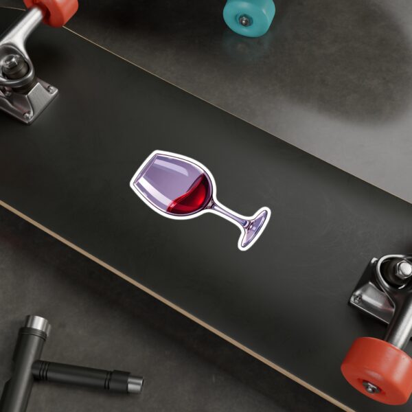Vinyl Decal - Sylus' Crimson Wine Glass Design 🍷