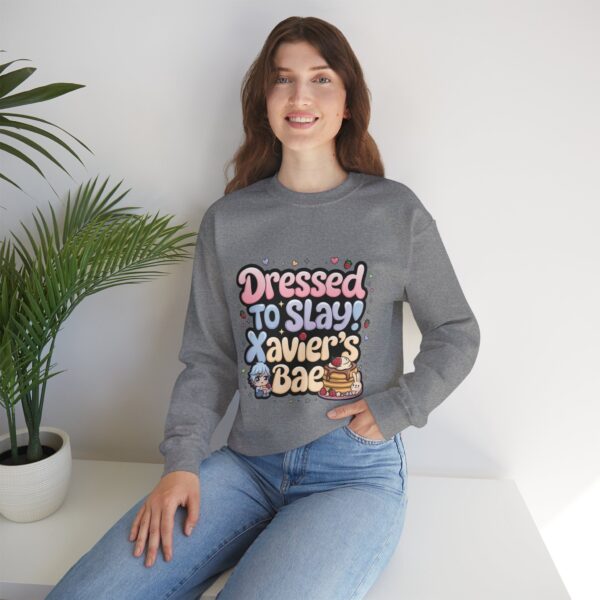 Crewneck Sweatshirt Dressed, Slay Hunter Xavier’s Bae (~￣³￣)~ - Image 17