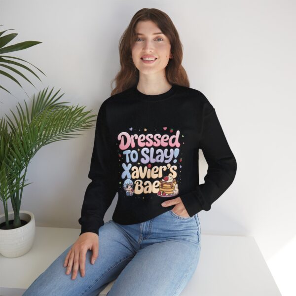 Crewneck Sweatshirt Dressed, Slay Hunter Xavier’s Bae (~￣³￣)~ - Image 9
