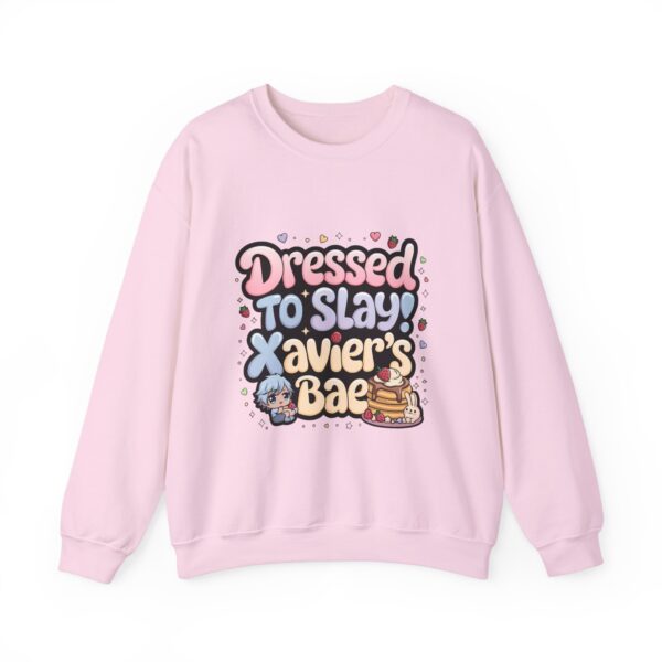 Crewneck Sweatshirt Dressed, Slay Hunter Xavier’s Bae (~￣³￣)~ - Image 2