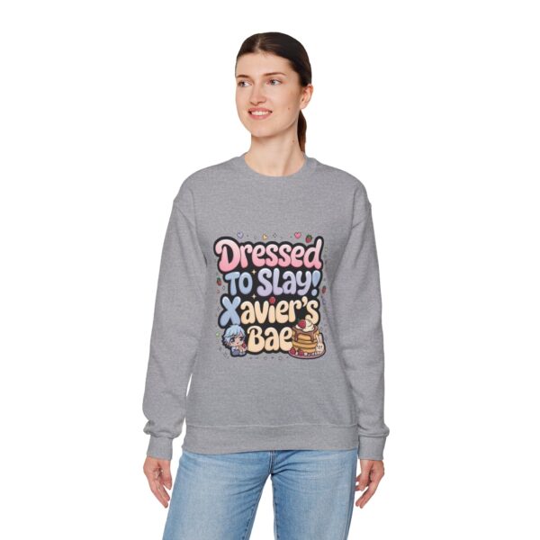 Crewneck Sweatshirt Dressed, Slay Hunter Xavier’s Bae (~￣³￣)~ - Image 13