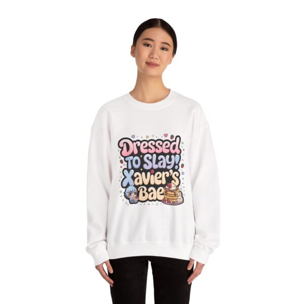 Crewneck Sweatshirt Dressed, Slay Hunter Xavier’s Bae (~￣³￣)~ - Image 5